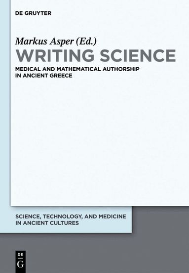 Markus Asper - Writing Science, Inbunden