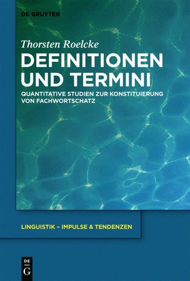 bokomslag Definitionen und Termini