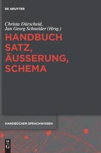bokomslag Handbuch Satz, uerung, Schema