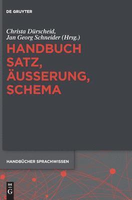 bokomslag Handbuch Satz, uerung, Schema