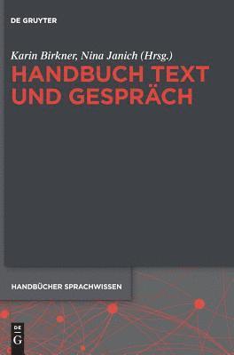 bokomslag Handbuch Text und Gesprch
