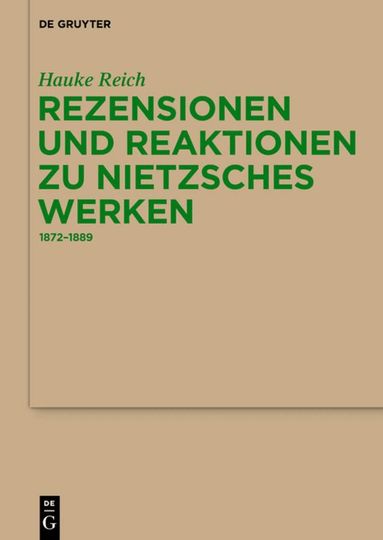 Hauke Reich - Rezensionen und Reaktionen zu Nietzsches Werken, Inbunden