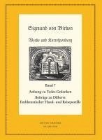Johann Anselm Steiger - Anhang Zu Todes-Gedanken Und Todten-Andenken, Inbunden