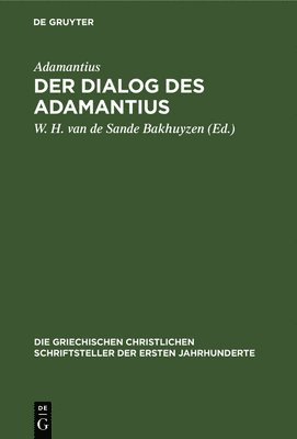 bokomslag Der Dialog Des Adamantius