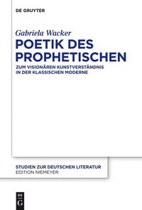 bokomslag Poetik des Prophetischen