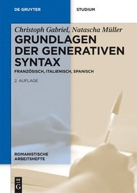 bokomslag Grundlagen der generativen Syntax