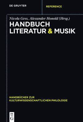 Nicola Gess - Handbuch Literatur & Musik, Inbunden
