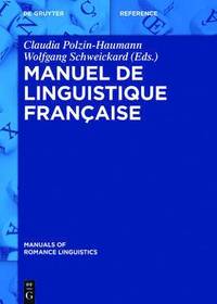 bokomslag Manuel de linguistique franaise
