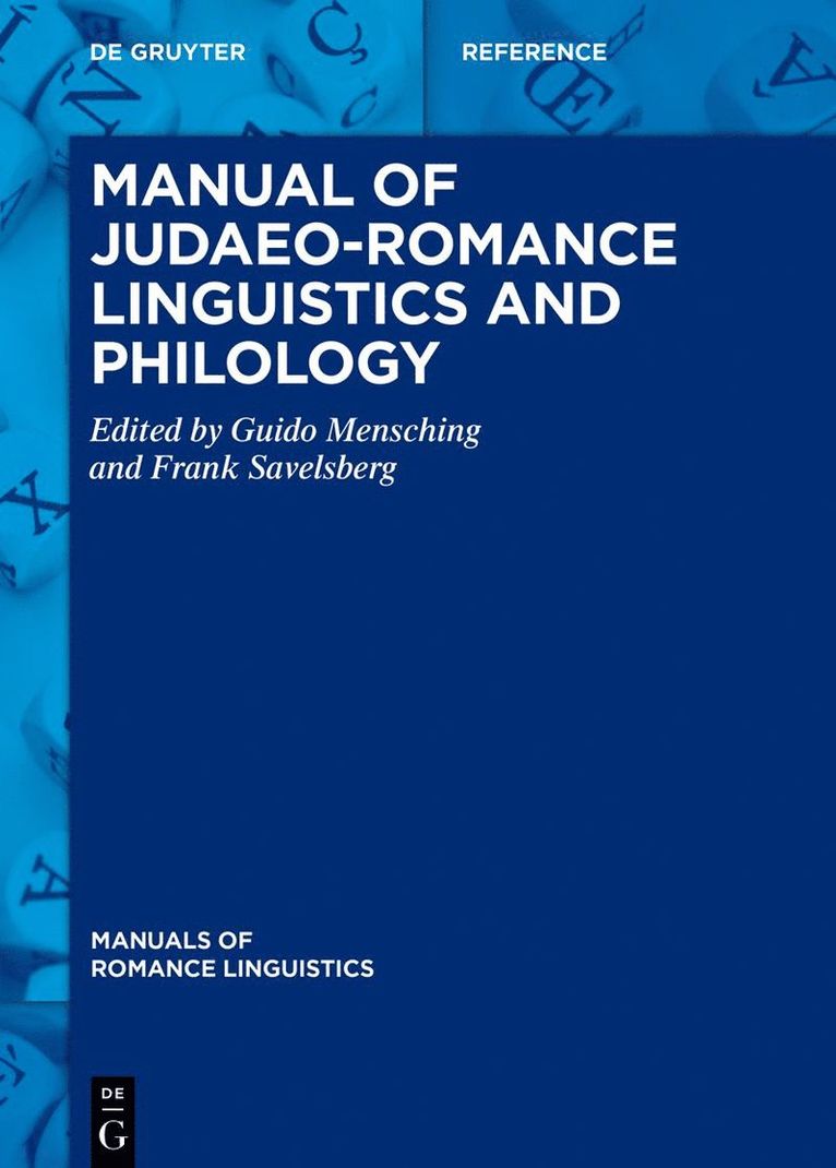 Manual of Judaeo-Romance Linguistics and Philology 1