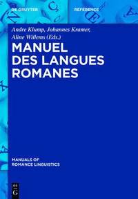 bokomslag Manuel des langues romanes