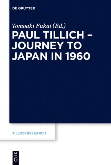 bokomslag Paul Tillich - Journey to Japan in 1960