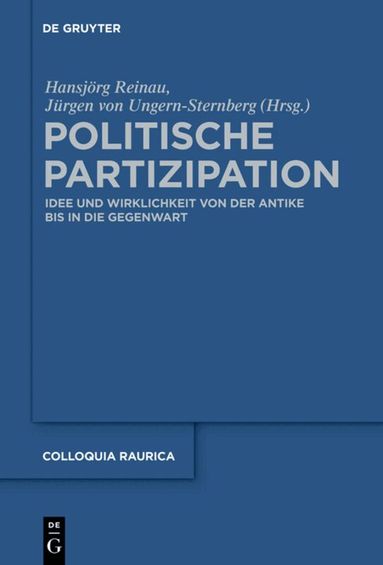 Hansjörg Reinau, Jürgen von Ungern-Sternberg - Politische Partizipation, Inbunden