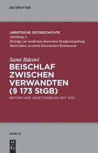 bokomslag Beischlaf zwischen Verwandten (§ 173 StGB)