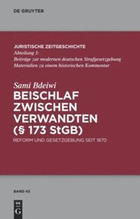 bokomslag Beischlaf zwischen Verwandten ( 173 StGB)