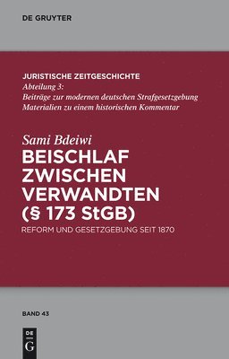 Sami Bdeiwi - Beischlaf zwischen Verwandten (§ 173 StGB), Inbunden