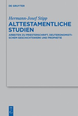 Alttestamentliche Studien 1