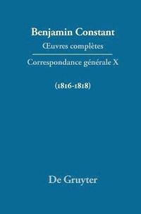 bokomslag Correspondance gnrale 18161818