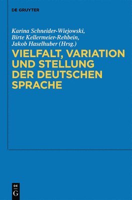 Vielfalt, Variation und Stellung der deutschen Sprache 1