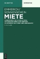 bokomslag Miete Handkommentar. 535 Bis 580a Des Burgerlichen Gesetzbuches. Allgemeines Gleichbehandlungsgesetz