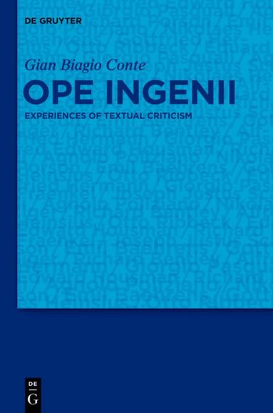 Gian Biagio Conte - Ope ingenii, Inbunden