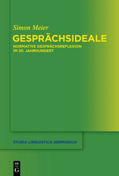 Simon Meier - Gesprächsideale, Inbunden