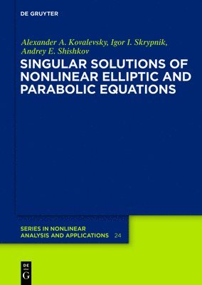 Singular Solutions of Nonlinear Elliptic and Parabolic Equations 1