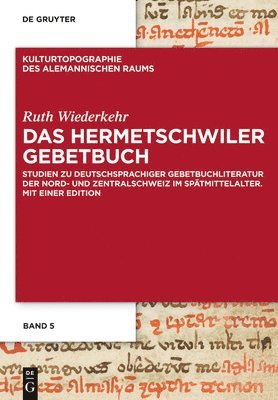 bokomslag Das Hermetschwiler Gebetbuch