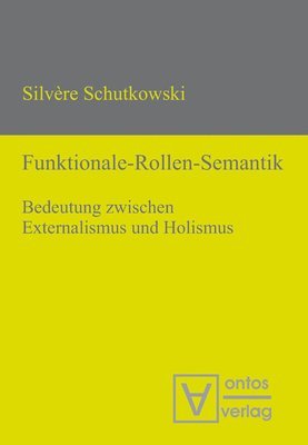 bokomslag Funktionale-Rollen-Semantik