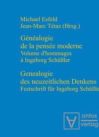bokomslag Genealogie des neuzeitlichen Denkens / Gnalogie de la pense moderne