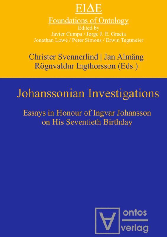 Christer Svennerlind, Jan Almäng, Rögnvaldur Ingthorsson - Johanssonian Investigations, Inbunden