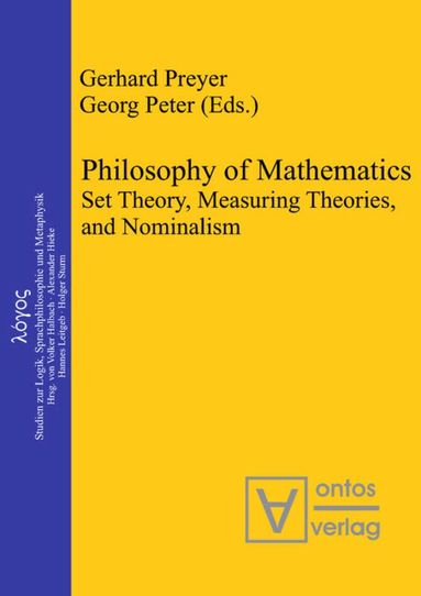Gerhard Preyer, Georg Peter - Philosophy of Mathematics, Inbunden