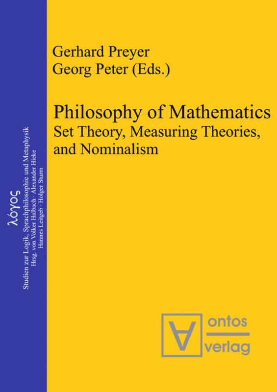 Gerhard Preyer, Georg Peter - Philosophy of Mathematics, Inbunden