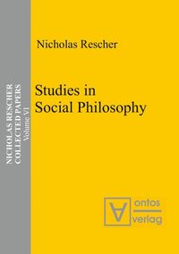 bokomslag Studies in Social Philosophy