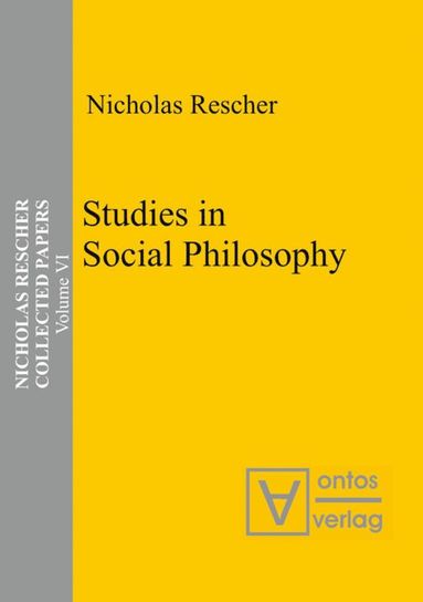 bokomslag Studies in Social Philosophy