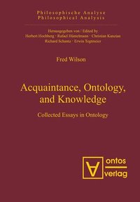 bokomslag Acquaintance, Ontology, and Knowledge