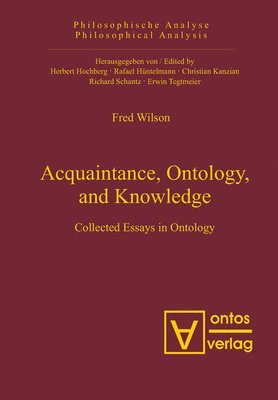 Acquaintance, Ontology, and Knowledge 1