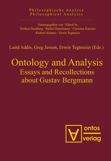 Laird Addis, Greg Jesson, Erwin Tegtmeier - Ontology and Analysis, Inbunden