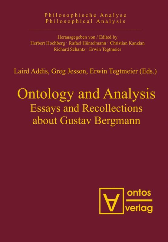 Laird Addis, Greg Jesson, Erwin Tegtmeier - Ontology and Analysis, Inbunden