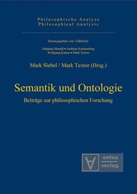 bokomslag Semantik und Ontologie
