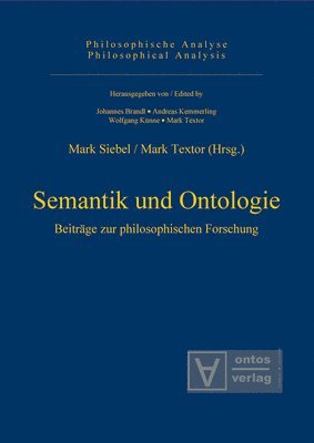 bokomslag Semantik und Ontologie