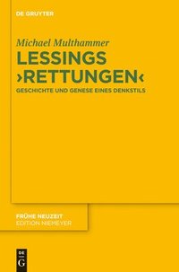 bokomslag Lessings 'Rettungen'