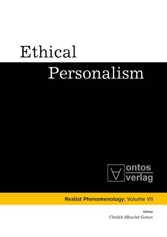 Ethical Personalism 1