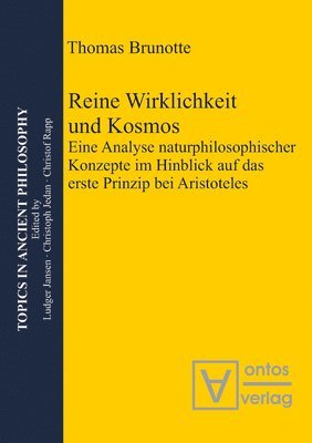 bokomslag Reine Wirklichkeit und Kosmos