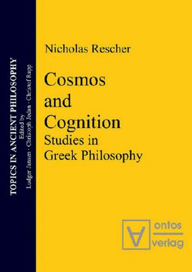 Nicholas Rescher - Cosmos and Logos, Inbunden