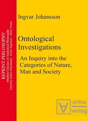 Ontological Investigations 1