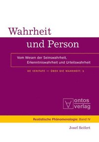 bokomslag De Veritate - ber die Wahrheit, Band 1, Wahrheit und Person