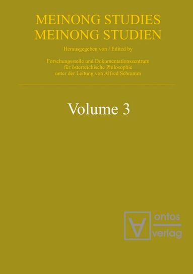 Alfred Schramm - Meinongian Issues in Contemporary Italian Philosophy, Inbunden