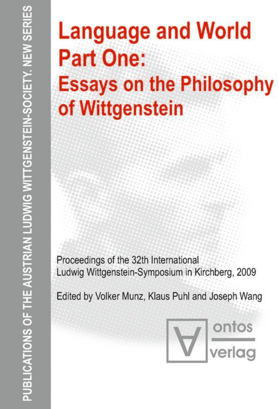 Essays on the philosophy of Wittgenstein 1