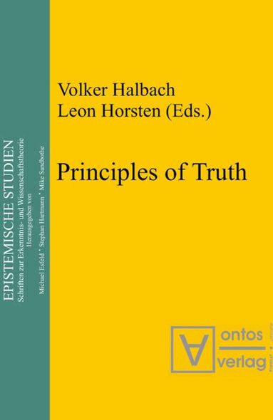 Volker Halbach, Leon Horsten - Principles of Truth, Häftad