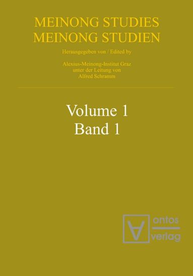 Alfred Schramm - Meinongian Issues in Contemporary Italian Philosophy, Inbunden